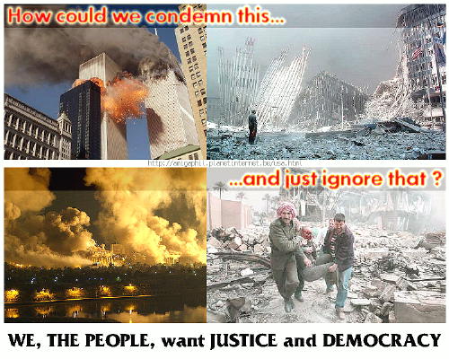 WE, THE PEOPLE, want JUSTICE and DEMOCRACY !