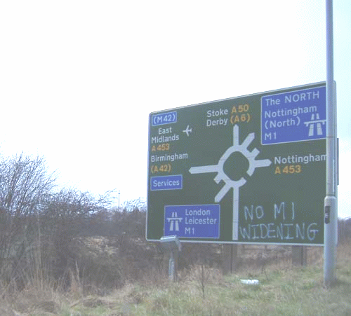 Nice picture of road sign (more detail)