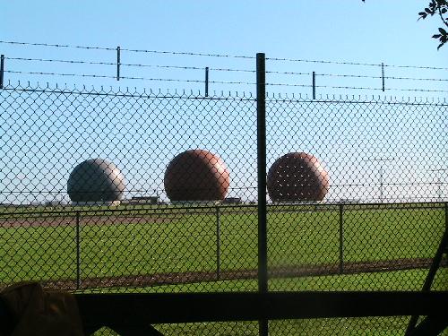 Another view of the radomes
