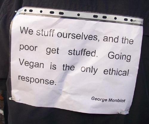 We stuff ourselves and the poor get stuffed