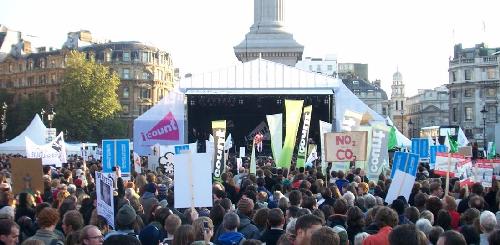 I-Count rally in Trafalgar Square