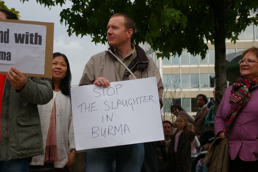 The Sheffield protest against repression in Burma