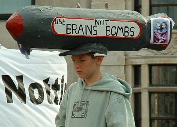 use brains not bombs