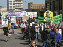 Women protest: US 2003
