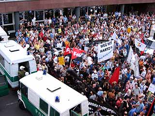 Another time - another country (Monday-Demonstration Berlin)