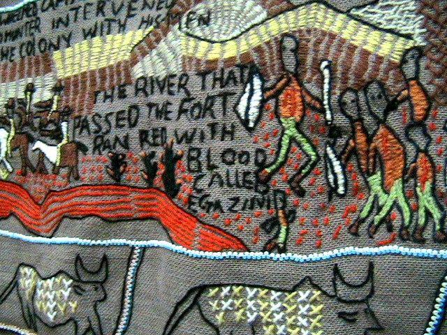 Blood river Grahamstown from the Keiskamma tapestry