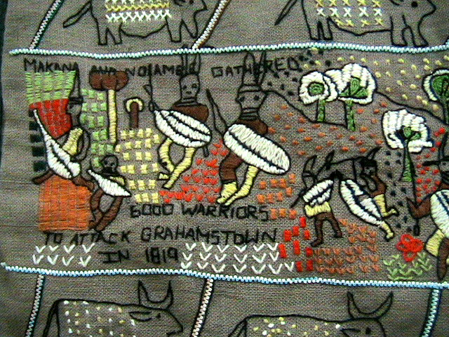 Good warriors from the Keiskamma tapestry