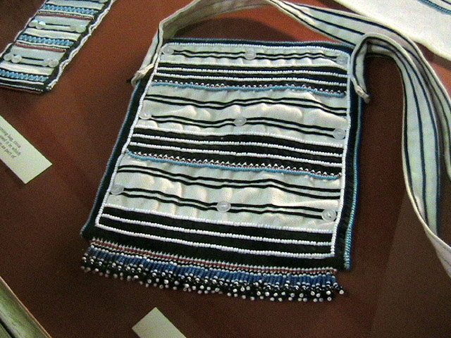 Buttons and beads bag, a traditional Xhosa design