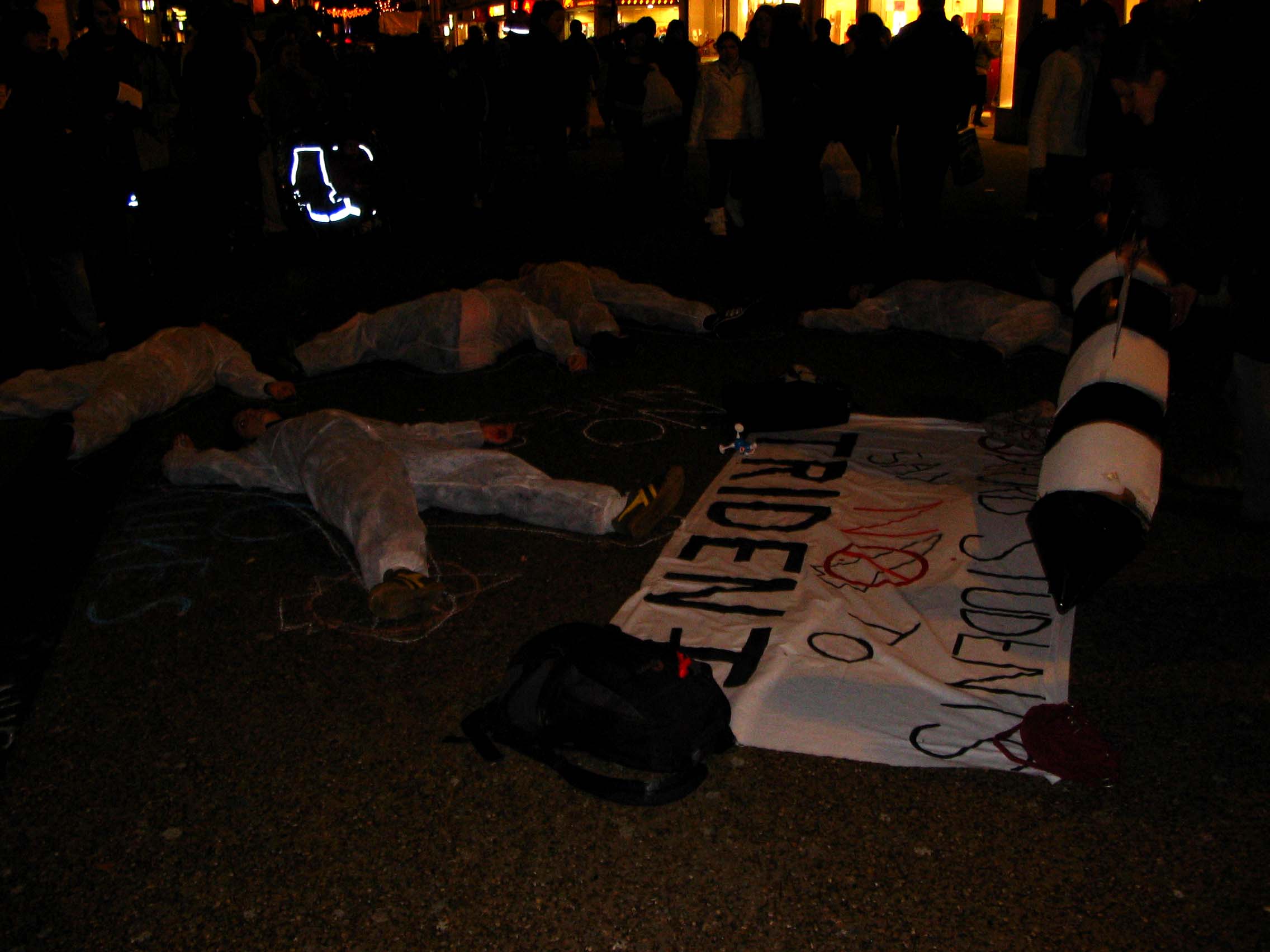 anti-trident die-in