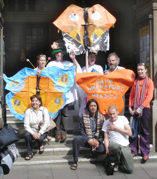 Demonstration outside the Committee meeting