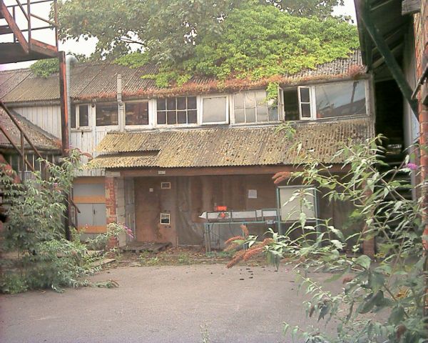 Inside the courtyard