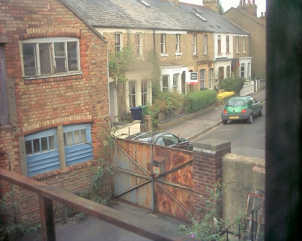 From upper floors you can get good views of the gate