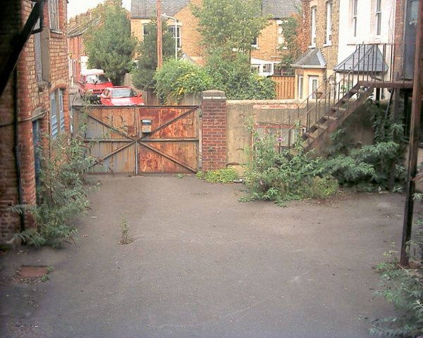 You also get a good view of the gate from the kitchen